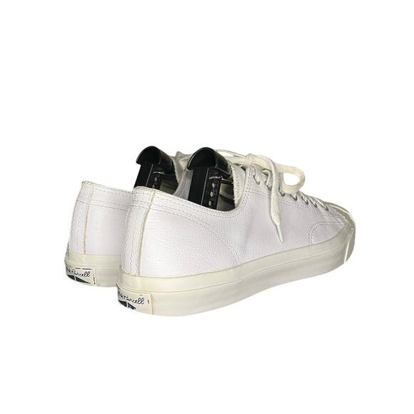***SOLD*** Mens Converse Jack Purcell Leather Ox Vintage Sneakers Size 11 White - Picture 3 of 6